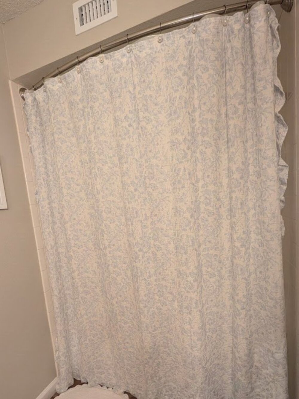 Cotton Gauze Shower Curtain (HomeGoods)